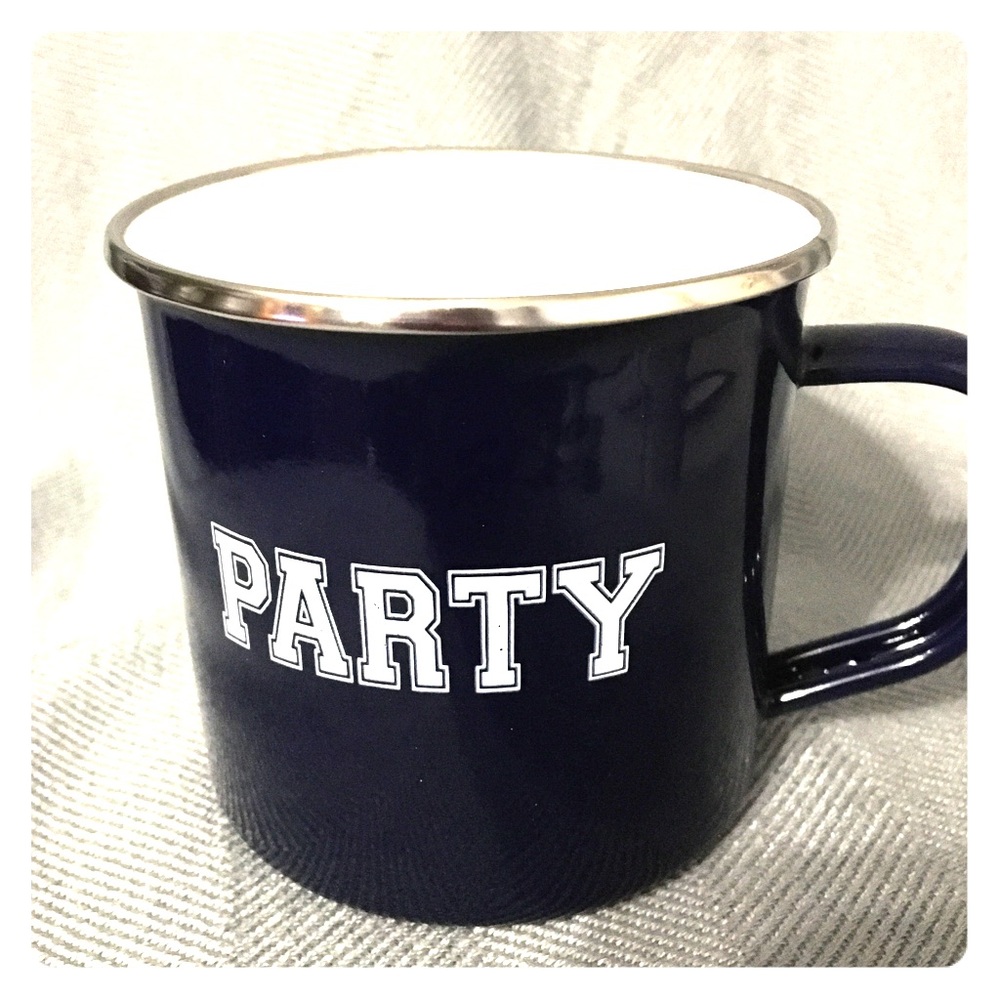Retro Metal “Party” mug